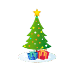 Christmas Tree with Gift Boxes