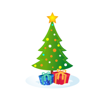 Christmas Tree with Gift Boxes