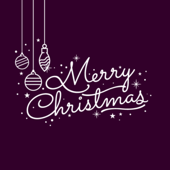 Merry Christmas Decorative Text