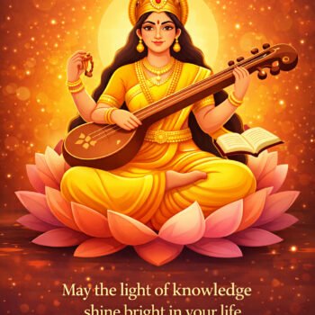 creative goddess saraswati free image for puja post