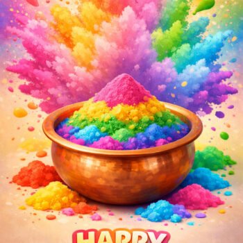 Holi Festival Digital Artwork