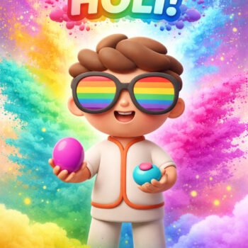 Colorful Holi Festival Art Image