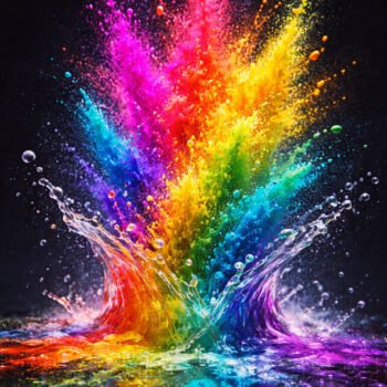 Holi Celebration Color Splash Image