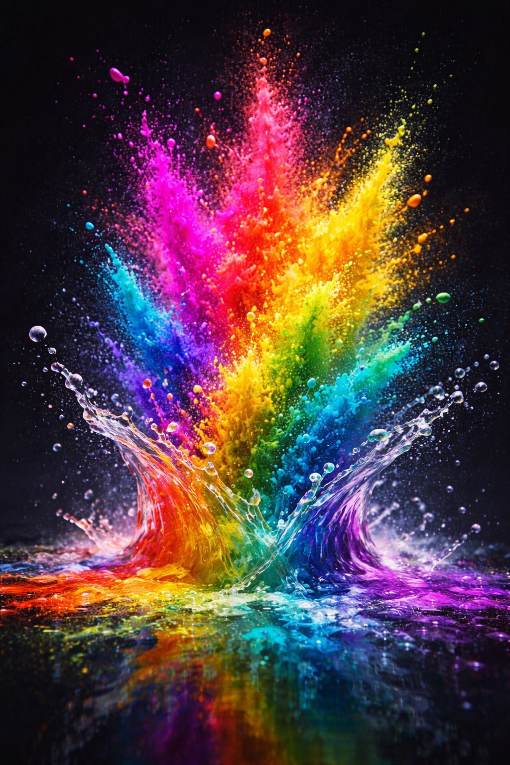 Holi Celebration Color Splash Image